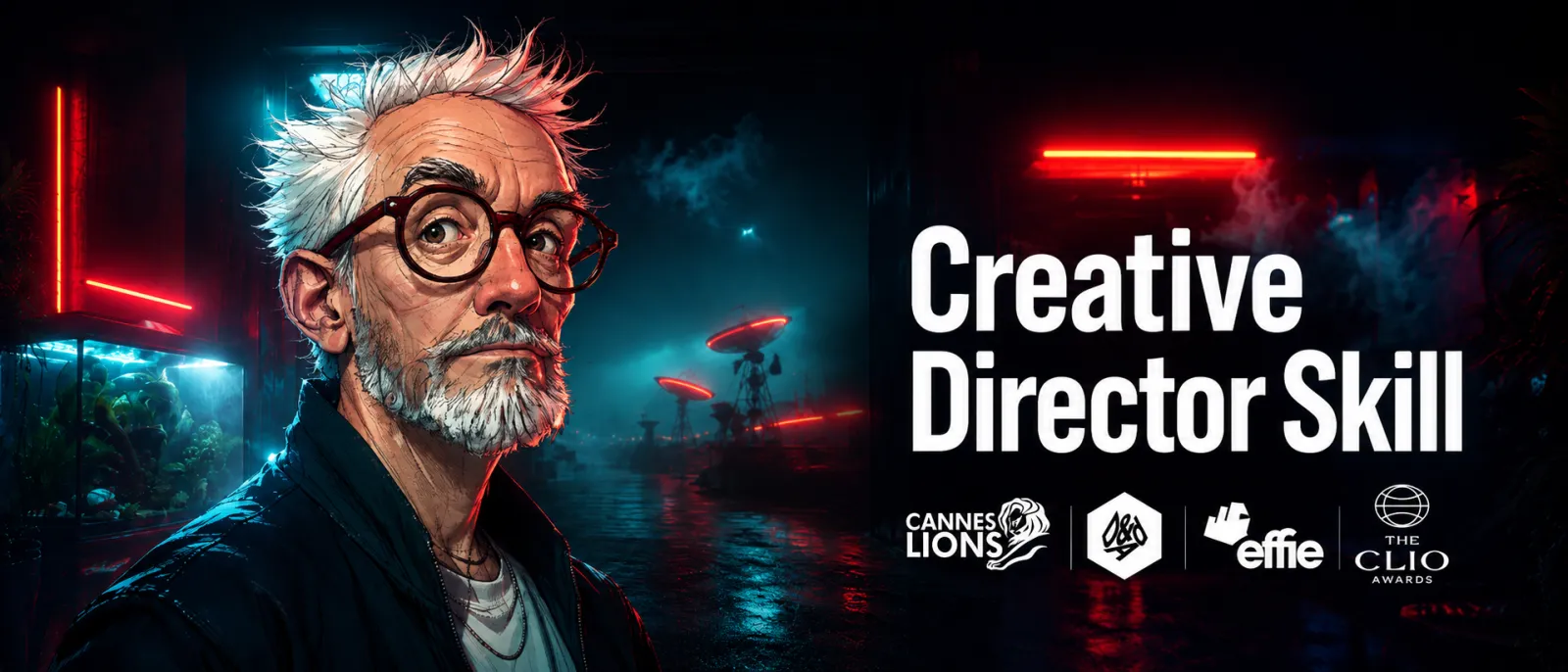 Creative Director Skill — креативный директор в неоновом нуаре, награды Cannes Lions, D&AD, Effie, Clio